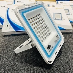 極薄型 LED投光器 50W 10個セット 広角120° 昼光色6000K 5500LM IP67 作業灯 駐車場灯 防水 屋外