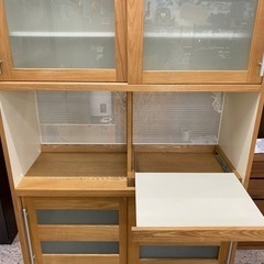 【愛品館 江戸川店】新年プライス！ MORITA INTERIOR （モリタインテリア）全4枚スライド扉キッチンボード ID:151-008010-007