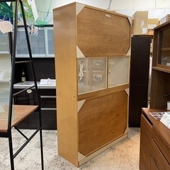 【愛品館 江戸川店】新年プライス！ MORITA INTERIOR （モリタインテリア）全4枚スライド扉キッチンボード ID:151-008010-007