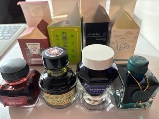 万年筆インク4色