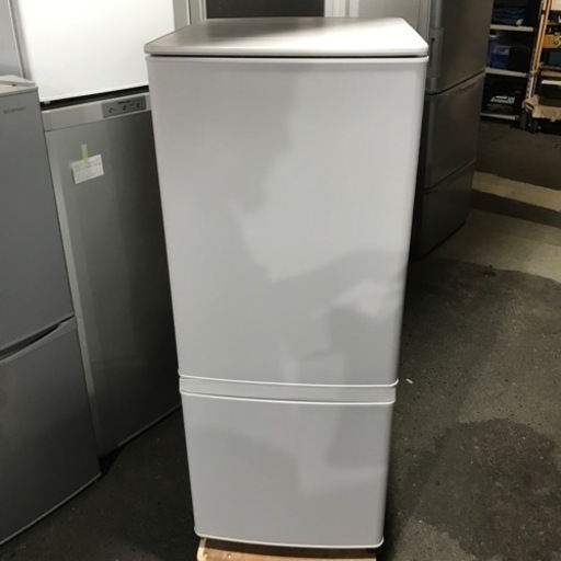 K2310-695 三菱ノンフロン冷凍冷蔵庫 MR-P15EG-W 2021年製 146L 動作確認済 現状お渡し