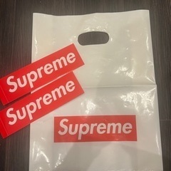 supreme ステッカー、袋