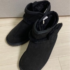 値下げ✨【21cm】女の子 ショートブーツ ブラック