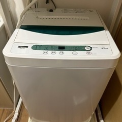 ヤマダセレクト 全自動洗濯機 YWM-T45G1 2019製 4...