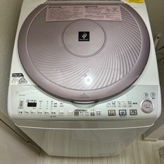 【乾燥機能付き洗濯機8kg】シャープ ES-TX820-P