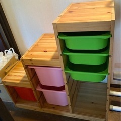 ▼【終了】IKEA トロファスト　収納棚　おもちゃ収納