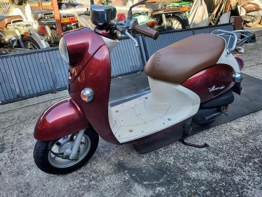 ヤマハービーノ37jインデクシヨンタイヤよしバッテリ新品オイル交換、プラグ交換してありますシート張り替えグリップ新品キズわありませんきれいです