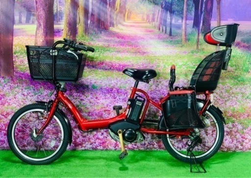 ❶5701子供乗せ電動アシスト自転車YAMAHA 20インチ良好バッテリー