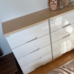 4段チェスト　ふたつセット