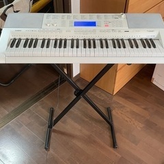 電子ピアノ CASIO LK-208 光ナビゲーション マイク ...