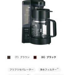 【新品:値下げ中】東芝製コーヒーメーカー(未開封)