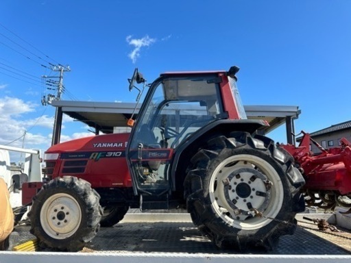 他販路現車確認の為受付終了‼️程度良好　農機具　4WD ヤンマートラクター　AF310  AC、キャビン付き