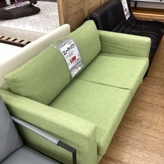 KJ-32【新入荷 リサイクル品】2シーターソファ グリーン