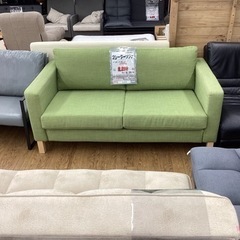 KJ-32【新入荷 リサイクル品】2シーターソファ グリーン