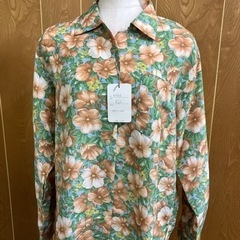 # Bell Queen レディースシャツ　花柄　9R 日本製　