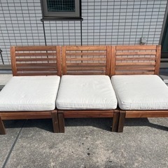 IKEA APPLARO アウトドアベンチ ×3 エップラロー