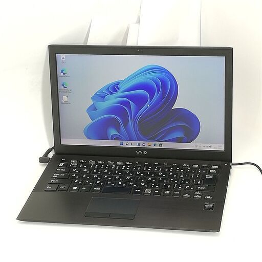 送料無料 高速SSD フルHD 13.3型 ノートパソコン SONY VJP132C11N 中古良品 第5世代 Core i5 4GB 無線 Bluetooth Webカメラ Windows11 Office