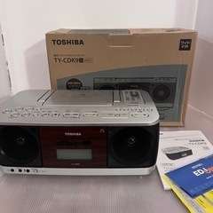 【超美品】toshiba　TY-CDK9　CDラジオカセットレコ...