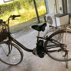 Panasonic製の電動アシスト付き自転車です。5年程前に購入しました。
