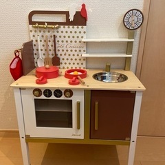 値下げ　トイザらス　木製　キッチン