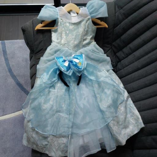 東京ディズニーランド　シンデレラドレス　カチューシャ　セット　子供　120サイズ