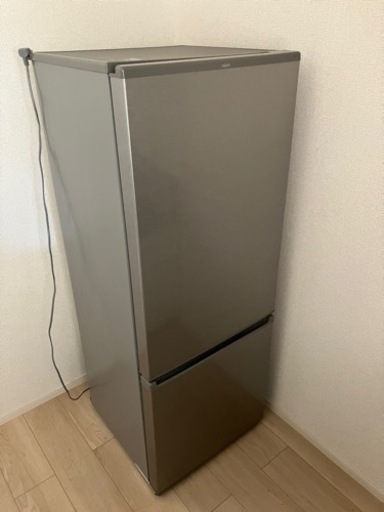 【引取】AQUA ノンフロン冷凍冷蔵庫 201L AQR-20K (S) 2021年製