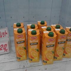 ジュベル 100% オレンジジュース 果汁入り 1L