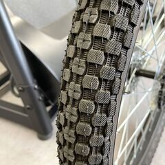 20インチ 折りたたみ自転車  MF208 折畳セミファット20 ６段 リアサス 鍵 ライト付き  サンドベージュ 札幌市手稲区