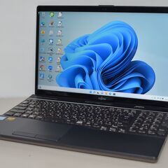 中古ノートパソコン Windows11+office 爆速SSD1TB+HDD1TB 富士通 AH53  