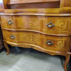 【愛品倶楽部柏店】ライティングビューロー イタリア製 木工象嵌