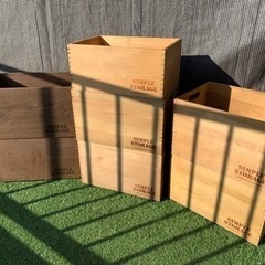 木製ボックス7個セット