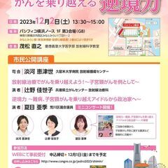 日本放射線腫瘍学会第36回学術大会　 市民公開講座「がんを乗り越...