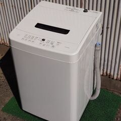 【ネット決済・配送可】アイリスオーヤマ　洗濯機　IAW-T451...