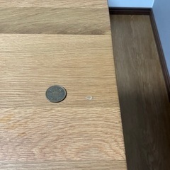 無印　木製ダイニングテーブル　140cm オーク材