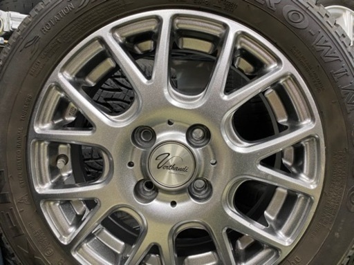 🚗【車の冬支度!】 軽用14インチ5スタッドレス＆アルミ付【カー用品  