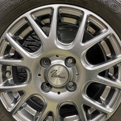 🚗【車の冬支度!】 軽用14インチ5スタッドレス＆アルミ付【カー用品･ホイール買取アールワン田川】