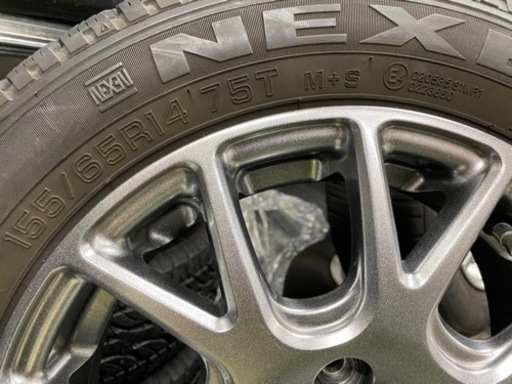 🚗【車の冬支度!】 軽用14インチ5スタッドレス＆アルミ付【カー用品  