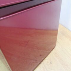 京都市内方面配達設置無料 おしゃれワインレッドカラー 157L 冷蔵庫 GL05