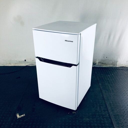 ID:rg217857 ハイセンス Hisense 冷蔵庫 一人暮らし 中古 2020年製 2ドア 93L ホワイト 直冷式 右開き HR-B95A  【リユース品：状態B】【送料無料】【設置費用無料】