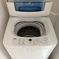 全自動洗濯機 ハイアール 4.2Kg JW-K42M-W