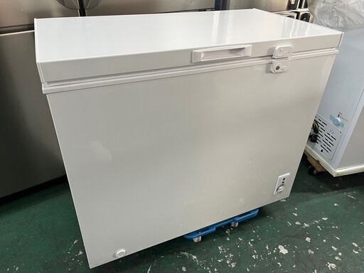 ★美品・2020年製★　197L　冷凍ストッカー　上開き冷凍庫　JF200ML01WH
