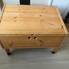 【終了】【IKEA製】木製収納ボックス