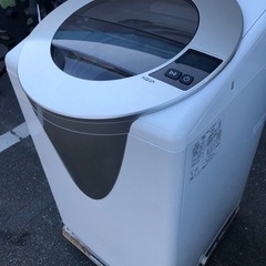 福岡市内配送設置無料 AQW-LV800E-S 全自動洗濯機 SLASH（スラッシュ 