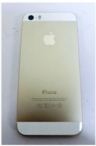 Apple　iPhone　5S　64GB　GOLD　ME340J/A　動作良好　SIMフリー　アップル　充電器付き　イヤホン付き　元箱あり