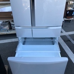 福岡市内配送設置無料 15年製パナソニック6ドア冷蔵庫455L NR-FV46V-