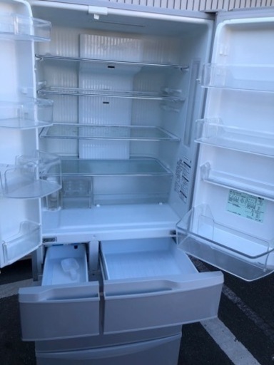 福岡市内配送設置無料　15年製パナソニック6ドア冷蔵庫455L NR-FV46V-H