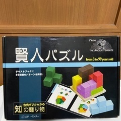 賢人パズル　木製　積み木　エドインター　３歳から99歳まで　脳ト...