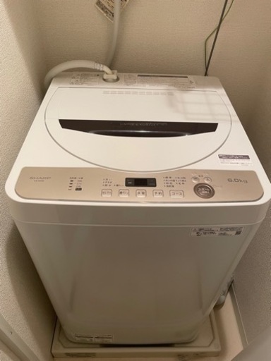 2021年製 SHARP洗濯機6kg(10/25.28.29引き取り可能な方)