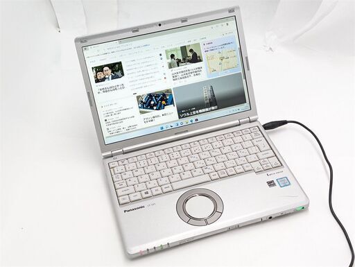 送料無料 12.1型 ノートパソコン Panasonic CF-SZ5WDCVS 中古良品 第6世代 Core i5 4GB 無線 Bluetooth Windows11 Office済 保証付 日本製