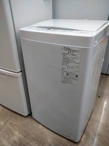 未使用品2022年製 AQUA 5.0kg全自動洗濯機 e angle select ホワイト AQWS5E2W アクア 493